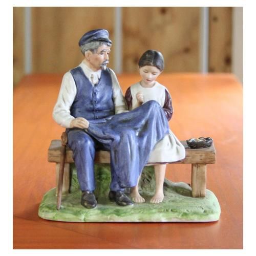 ノーマン・ロックウェル Norman Rockwell 陶器フィギュア / The
