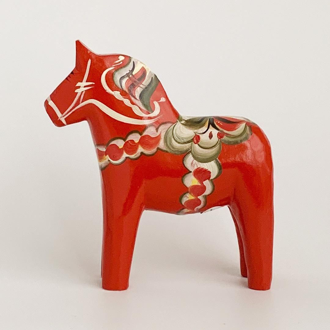 ダーラナホース 13cm | レッド | Grannas - 北欧雑貨のLiLiCoCo