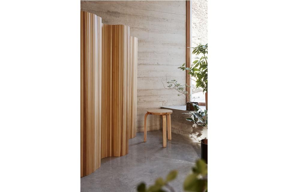 Artekウッドカーブパーテーション風 150cm×200cm artek | 100