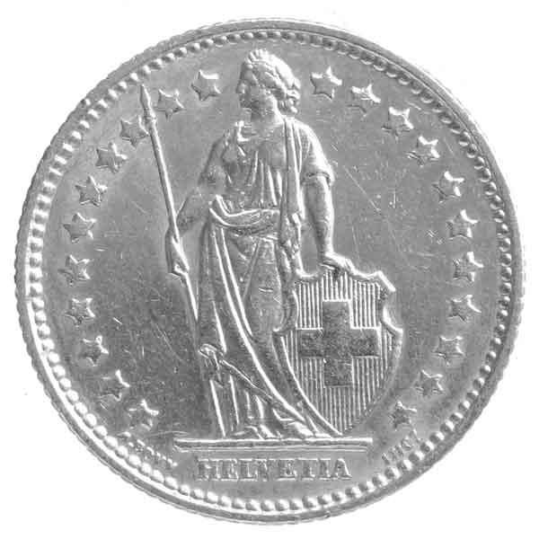 スイス1フラン銀貨|コレクターズショップトモリンズ24