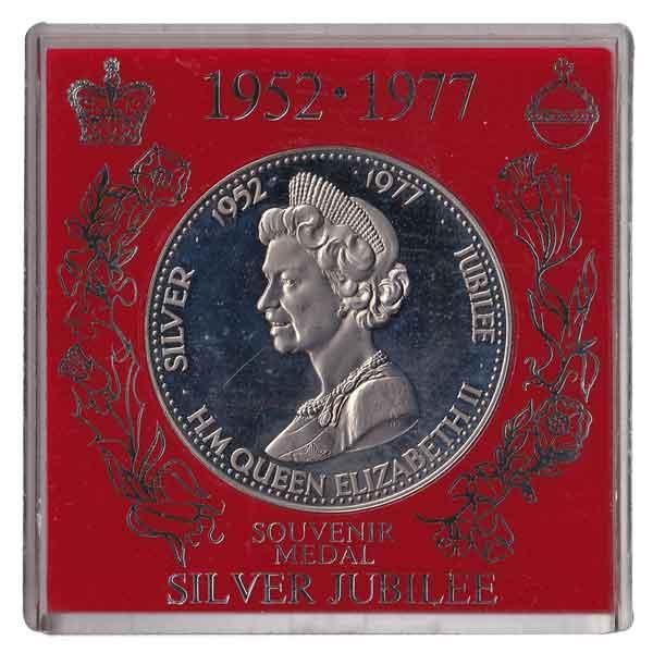 エリザベス2世シルバージュビリー記念トークン|イギリス|コレクターズ