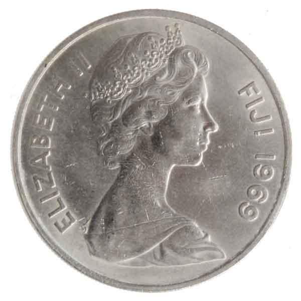 エリザベス2世20セント硬貨|フィジー|コレクターズショップトモリンズ24