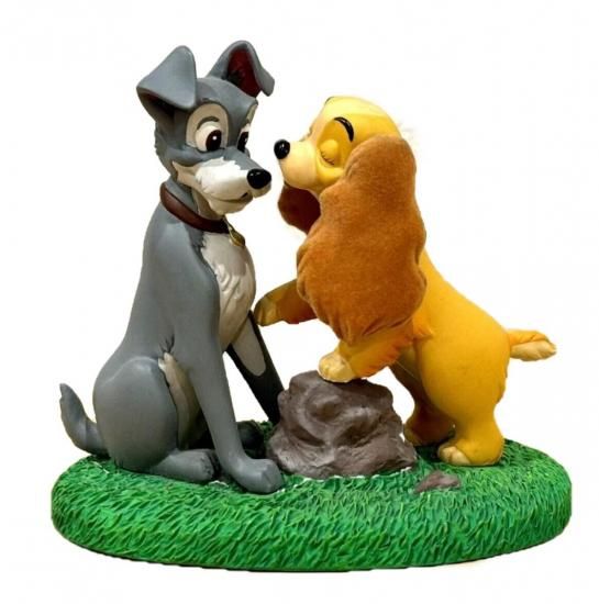 加藤工芸 ガーデンフィギュア わんわん物語 ディズニー 加藤工芸