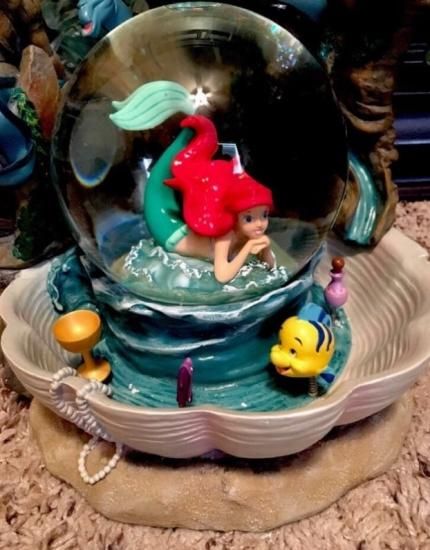 激レア】リトル・マーメイド アリエル 噴水 スノーグローブ スノー