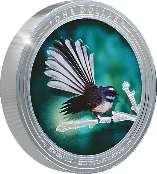 2013年 ニュージーランド銀貨 1ドル キーウィ銀貨 SV999 純銀1オンス