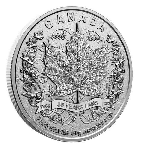 2022年 メイプルリーフ銀貨 5枚セット 2022年 メイプルリーフ銀貨 5枚