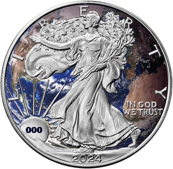 イーグル ウォーキング リバティ 純銀 1オンス 銀貨 5枚セット