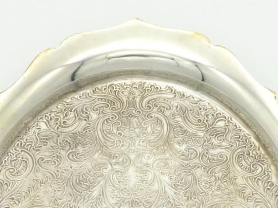 マッピン＆ウェッブ トレイ ○ オーバル シルバートレー 20.5cm EPCA