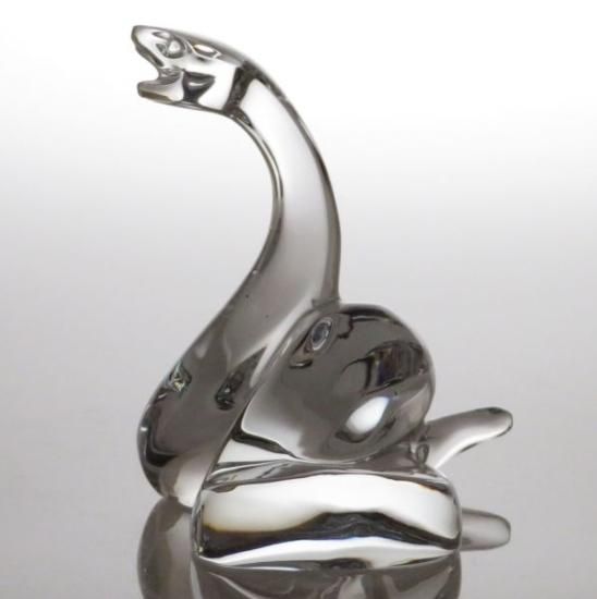 バカラ 干支フィギュリン 巳年 ヘビ クリスタルフィギュア 置物 バカラ