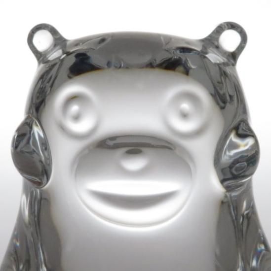 バカラ フィギュリン ○ くまモン 11cm 置物 インテリア クリア