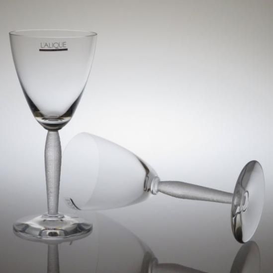 ラリック グラス ○ ルーブル ワイン グラス フロステッド 象形文字