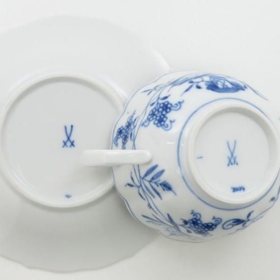 専用マイセンブルーオニオン スープカップ&ソーサー 共箱 東な7-1221