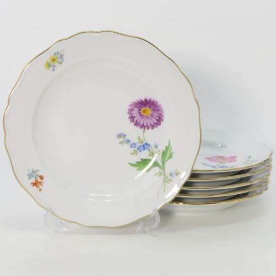 ヴィンテージ マイセン プレート 皿 ベーシックフラワー 五つ花