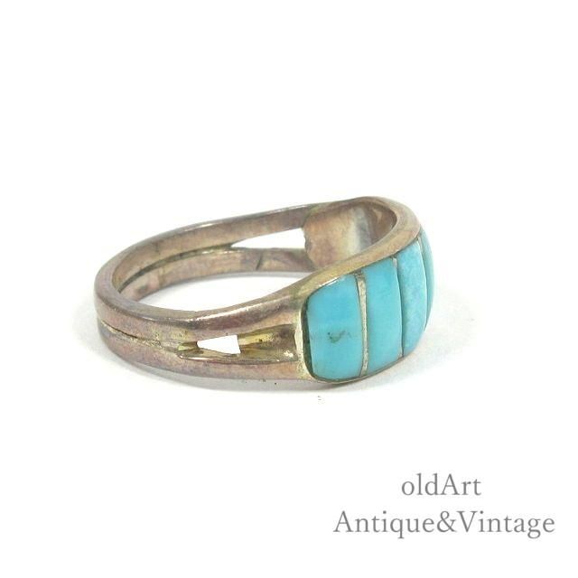 USA製ナバホ族Eddie Chee作ヴィンテージネイティブアメリカンSTERLING