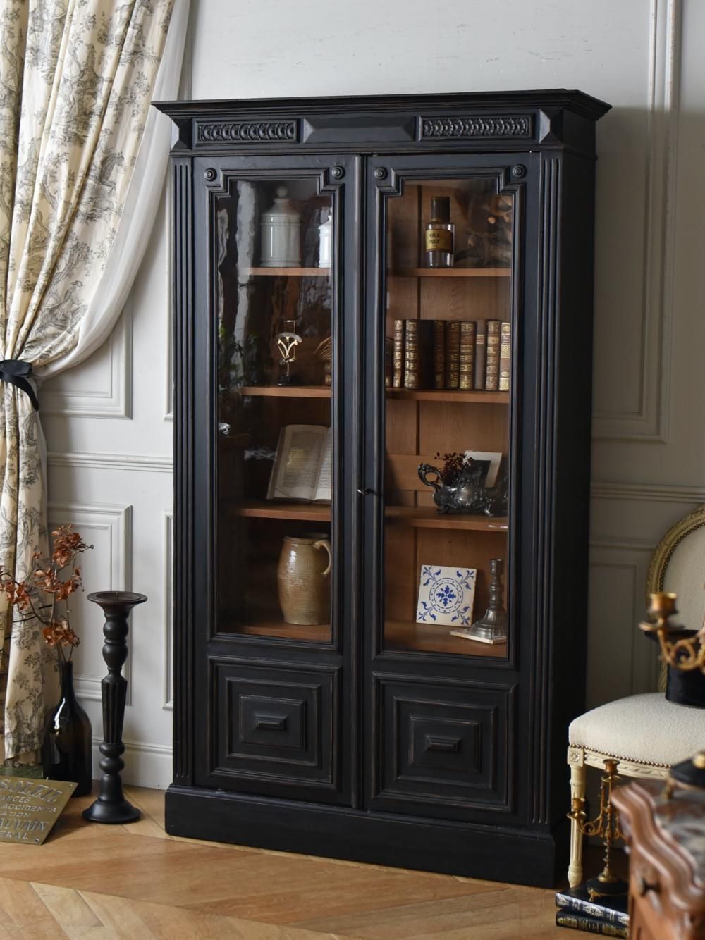 定価税抜35万】キャビネットフランスアンティーク家具店購入品。ビンテージ