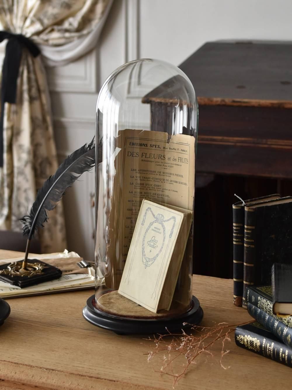 アンティークガラスドーム.7 フランスアンティークディスプレイ