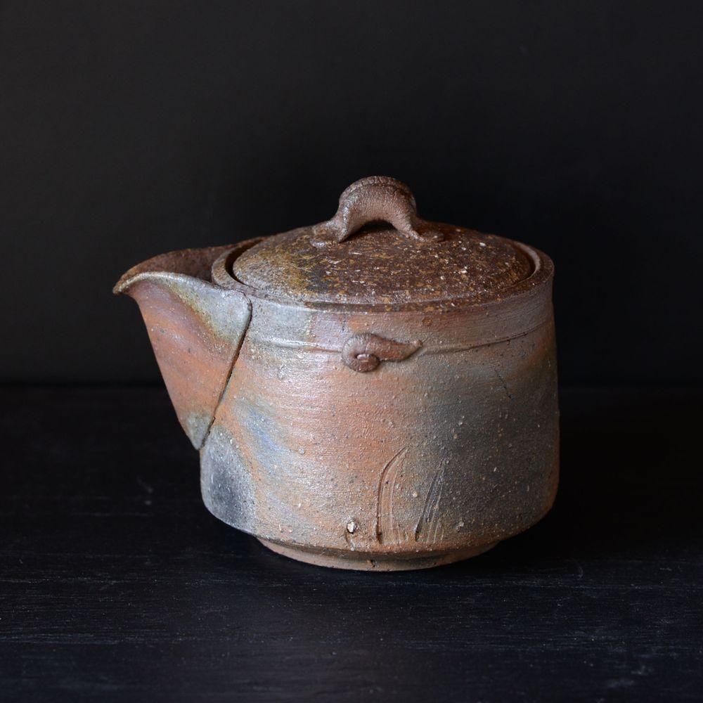 50511 備前焼 宝瓶 松 まつぼっくり マツ 手びねり 急須 登り窯 50511