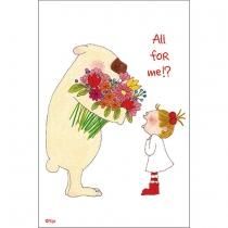 ココちゃん ポストカード フラワー. - PaperMint Online Shop