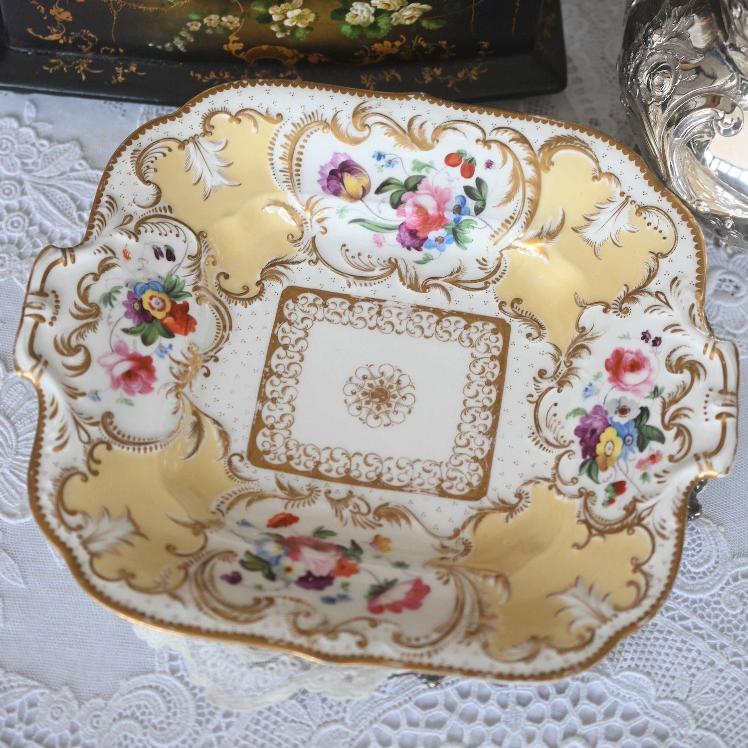 古ミントン プレート 1870年（英国）アンティーク 古ミントン プレート