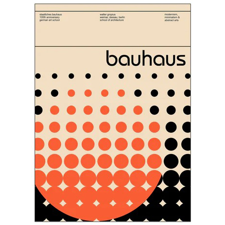 Nordd Studio | Bauhaus circles | 30x40cm アートプリント/アート