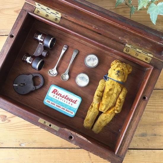 イギリス アンティーク ホーロー ブレッド缶 レアなハンドルの無い