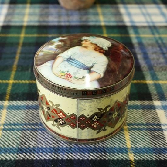 イギリス 英国 アンティーク ブリキ缶 トフィー缶 希少 レア レトロ缶