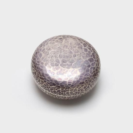 完売】純銀 香合 2寸（鎚目・袋付） - 清課堂オンラインストア