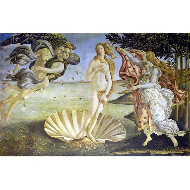 ヴィーナスの誕生 アクリル・ガッシュ サンドロ・ボッティチェリ