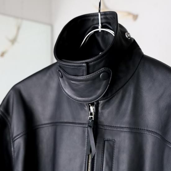 CCU SWING TOP JACKET/SHEEP SKIN - BLACK - PURAS