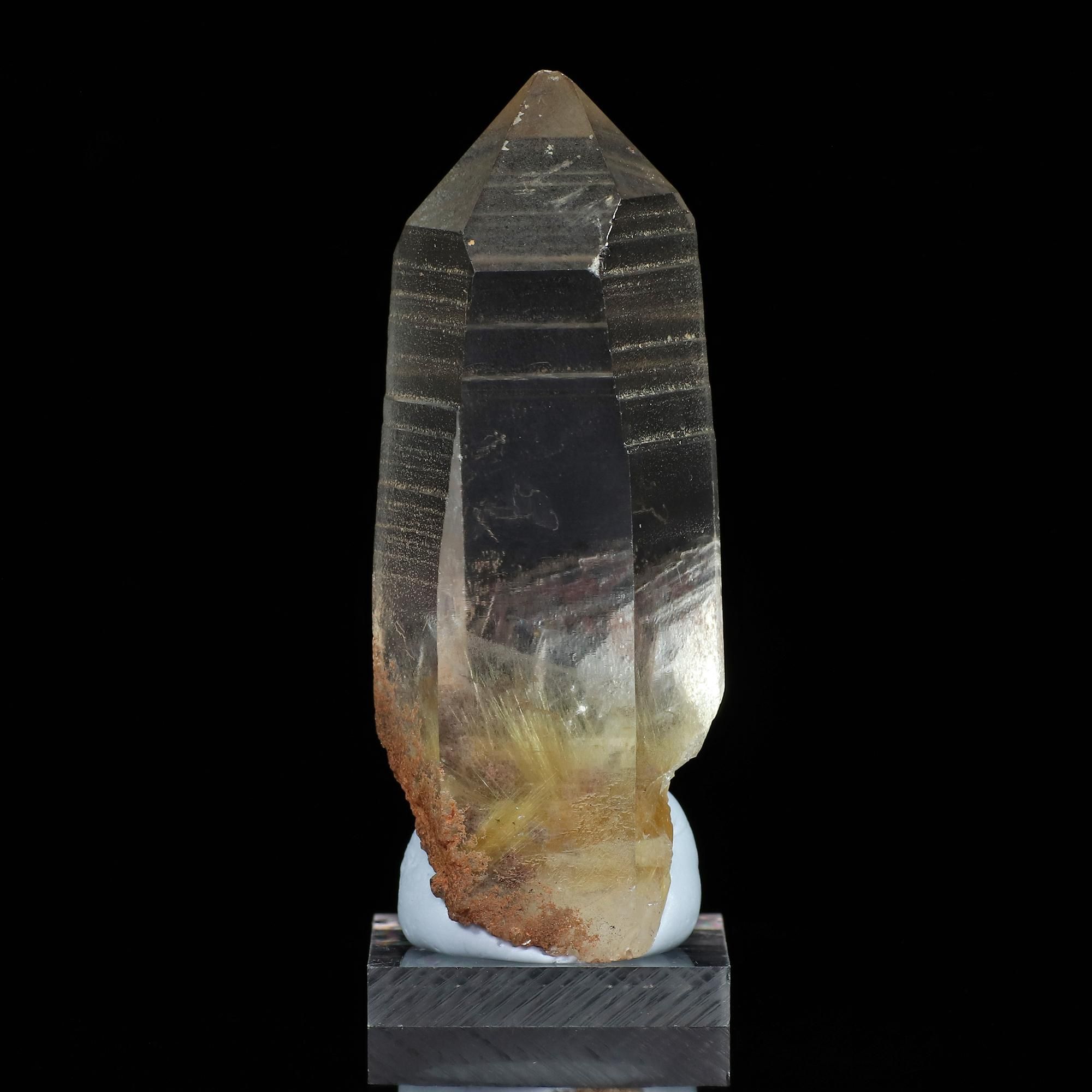 ルチルの入った希少なレムリアンシード】ブラジル・セラドカブラル産