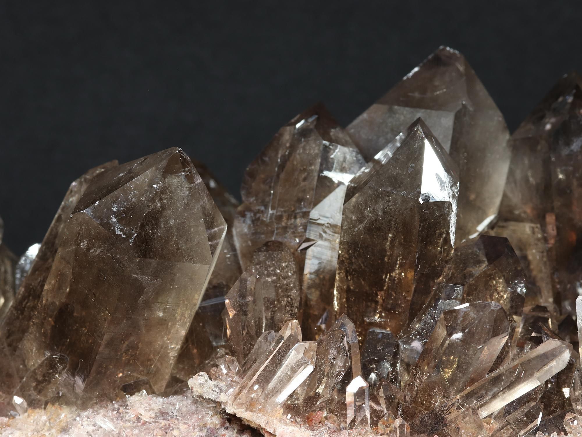 143g 大きめ ブラジル産 原石 ルチルにスモーキークォーツBH6 143g