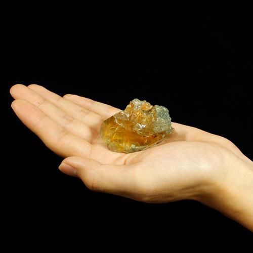 透明度抜群】インド・マニハール産 ルチルクォーツ 原石(型番rc014