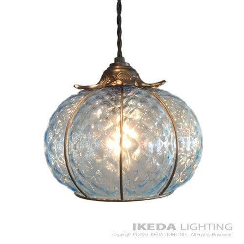 インポート ムラノガラス ペンダント（ブルー） ｜ イケダセレクション