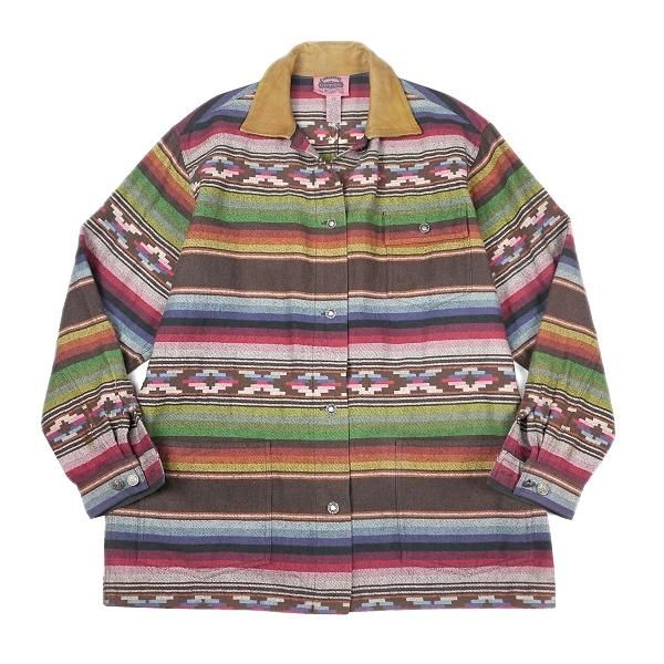 ビンテージ ネイティブ メキシカン ラグ ジャケット カバーオール