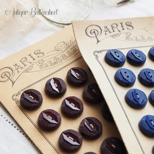 1シート売り】1950-60年代 フランス アンティーク ボタンシート 手芸