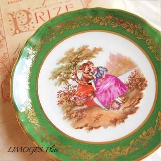 フランス アンティーク リモージュ窯 ヴィンテージ プレート