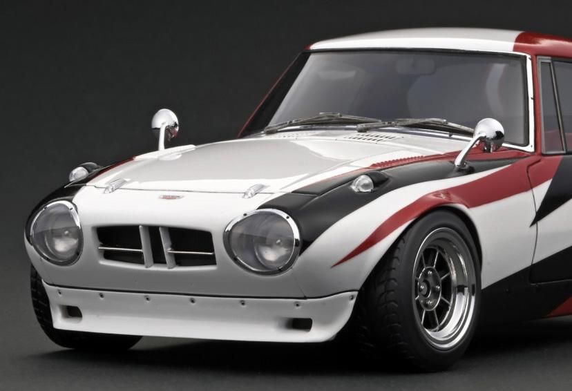 IG3097 1/18 Toyota Sports 800 NOB Hachi Ver White - ig-model