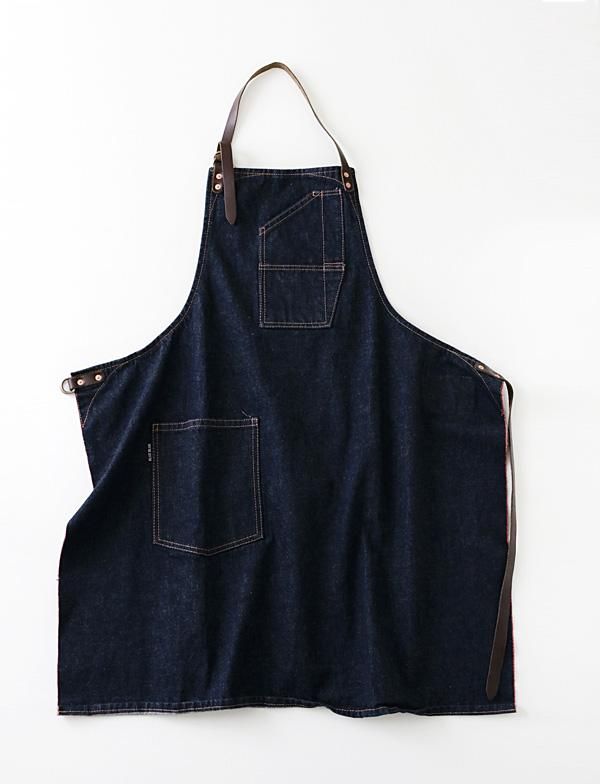 BLUE BLUE - セルビッチデニム アトリエ エプロン - BLUE NEON