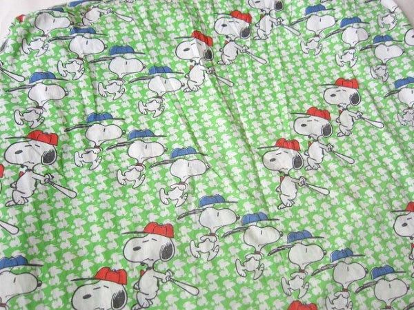 激レア スヌーピーヴィンテージオールドシーツハット USA製70's