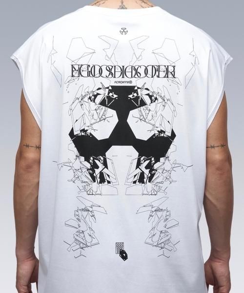 ACRONYM S25-PR-B ノースリーブTシャツ ホワイト ACRONYM / MERCERIZED