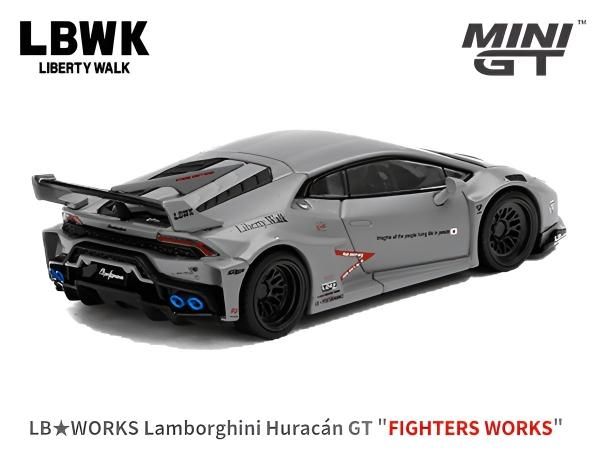 1/64スケール MINI GT「LB☆WORKS ランボルギーニ・ウラカンGT