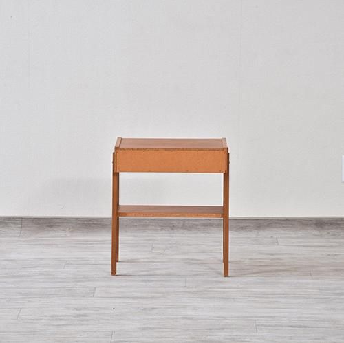 ビンテージ サイドテーブル ベッドサイドテーブル スツール 大 剥離