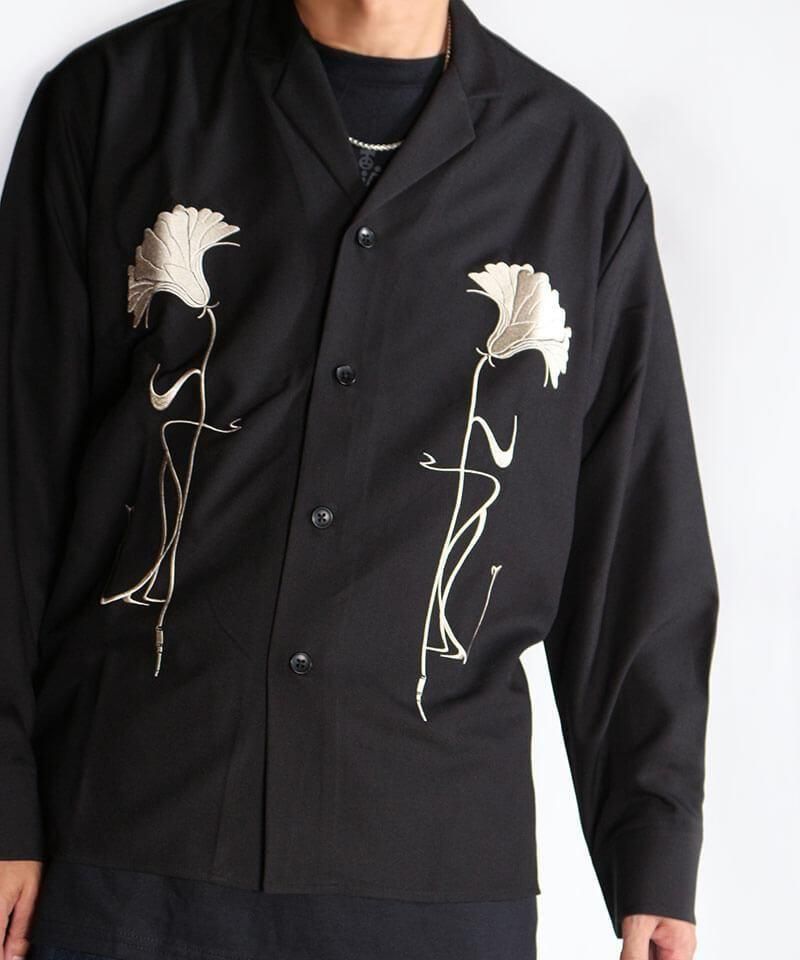 ミュージシャン NIL DUE/NIL UN TOKYO EMBROIDERY OC SHIRT NIL DUE