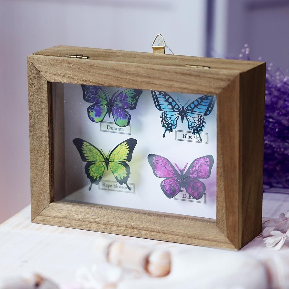 蝶標本箱オブジェ - 海福雑貨通販部