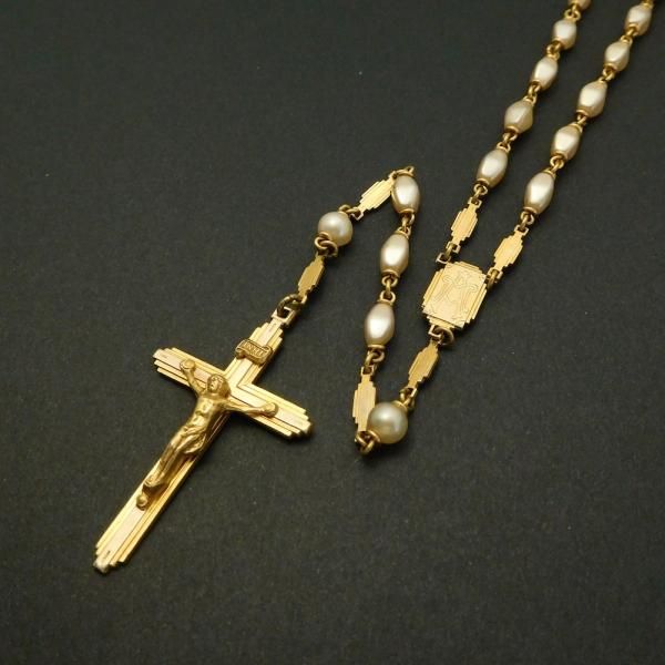 17世紀ロシアン・クロス3点セット15アンティークブロンズロザリオ 17