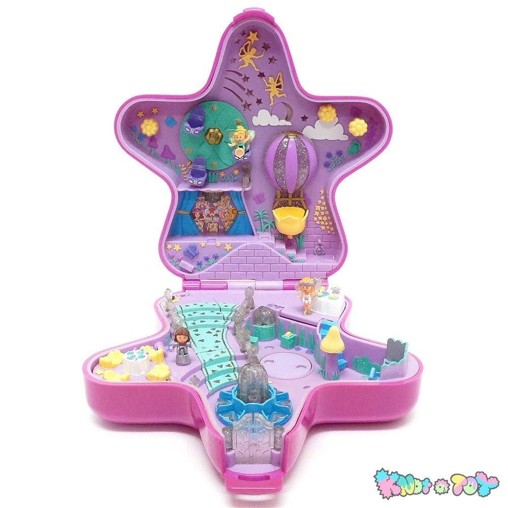 ポーリーポケット•ベビールーム・コンパクト•ハート型•パステルブルー