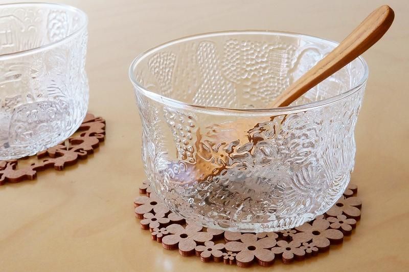 ヴィンテージガラスボウル /ヌータヤルヴィ アラビア /ファウナ 2個