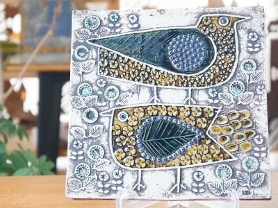 GUSTAVSBERG グスタフスベリ Lisa Larson リサ・ラーソン 陶板画 UNIK