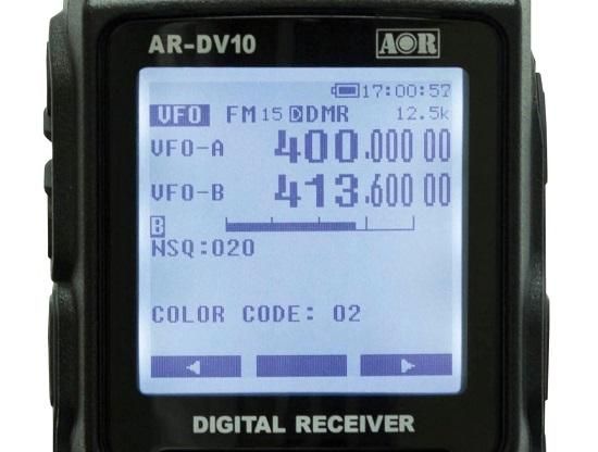 AR-DV10 デジタルモード対応広帯域ハンディ受信機 エーオーアール(AOR)