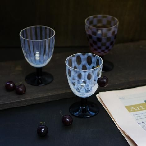 大正浪漫ソーダ氷コップ|水玉 - 廣田硝子 公式Online shop